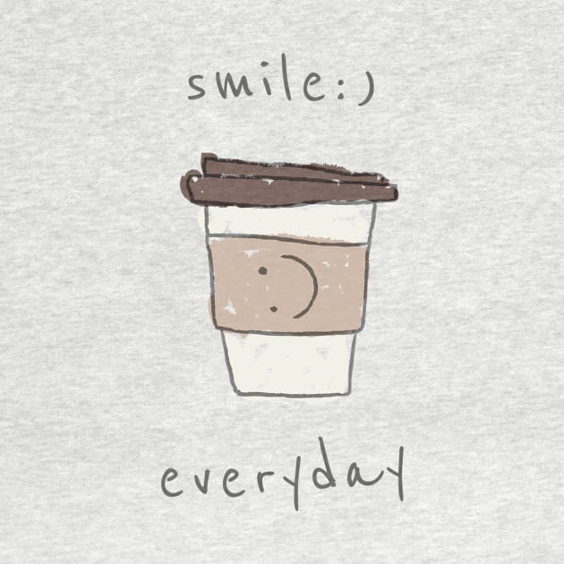 Coffee Lover Smile Everyday by thecolddots